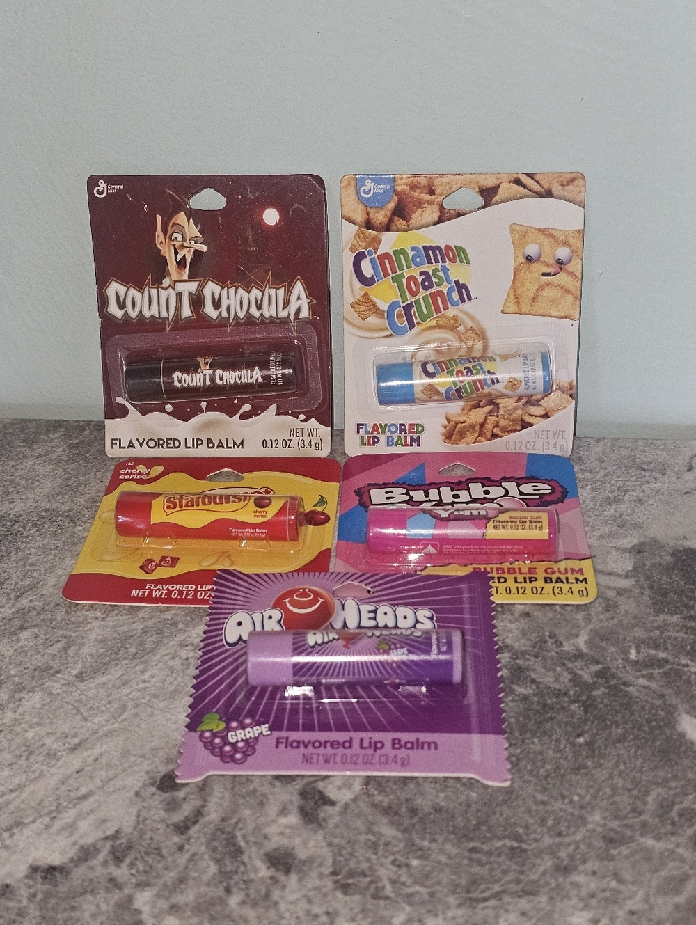 3/$25 5 Novelty Lip Balm Bundle - 5pk Cereal & Candy Flavored - NIPFun